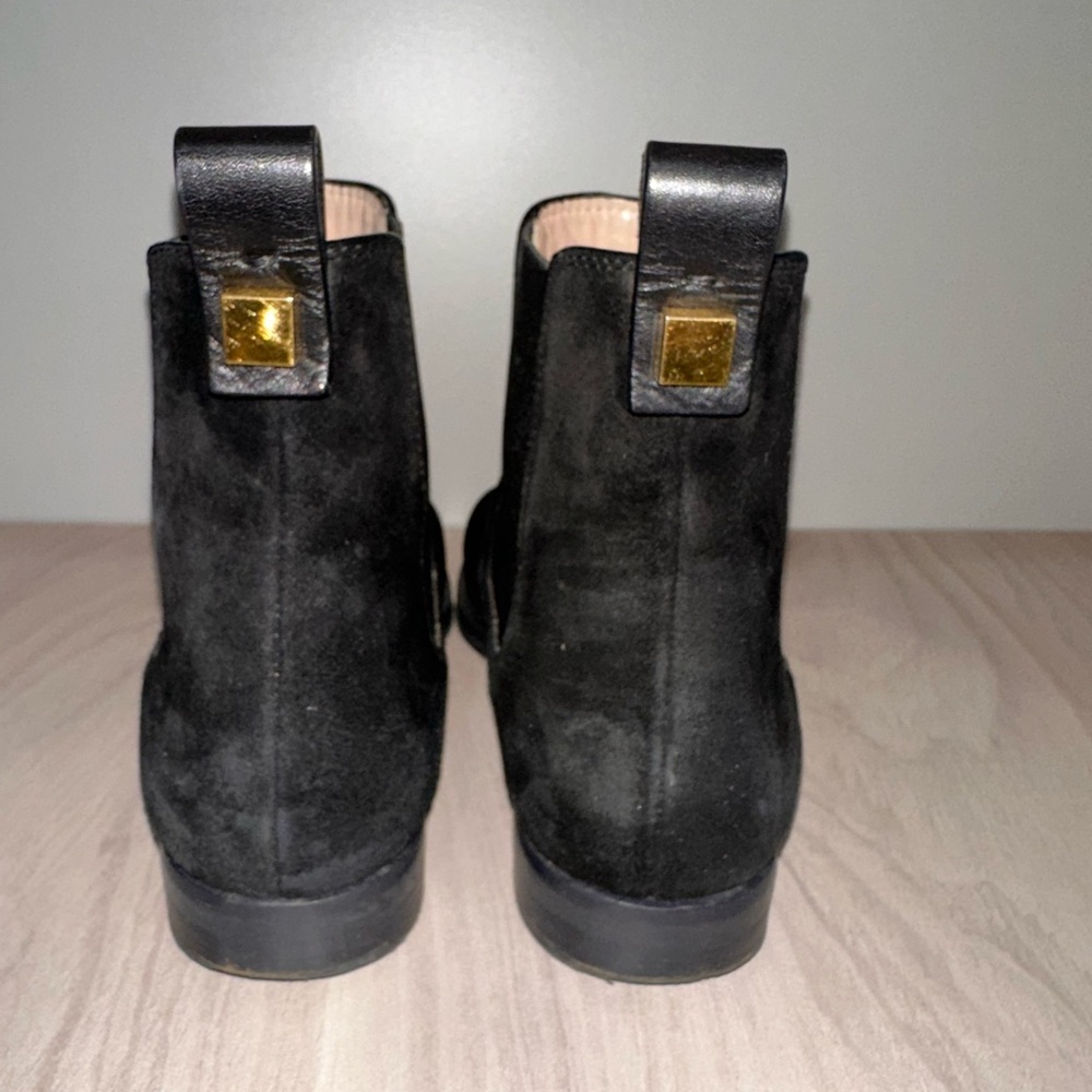 Stuart Weitzman Suede Chelsea Boots - Picture 2 of 11